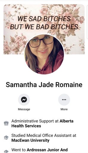 Samantha Jade Romaine — Sad Samantha Thinks She’s Bad