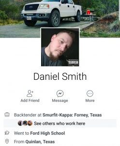 Daniel Smith — Quinlan, Texas